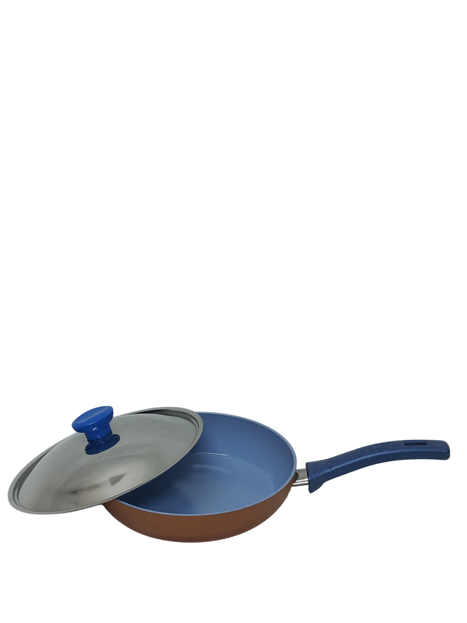Granite frying pan with lid, 24 cm - Image 2