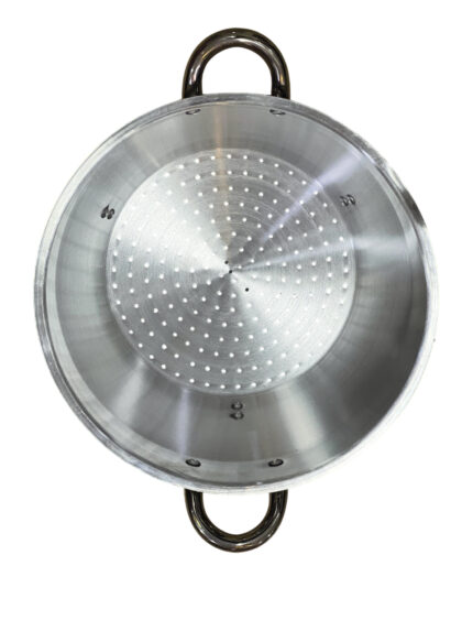 Steel hand-operated strainer, size 28