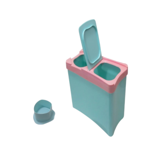 Color storage box, 2 compartments, 2 liters