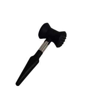 Black hammer, double-sided, triangular handle