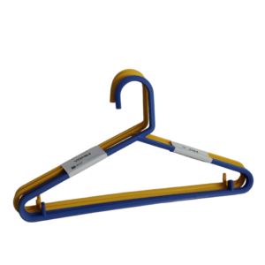 Plastic hanger, matte colors, 5 pieces