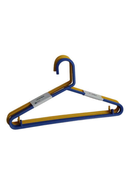 Plastic hanger, matte colors, 5 pieces