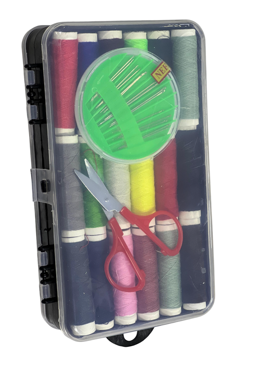 A rectangular bag string box with accessories. - Image 2