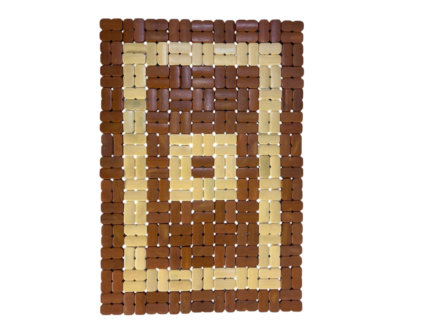 Hot plate, square, perforated, large rectangular
