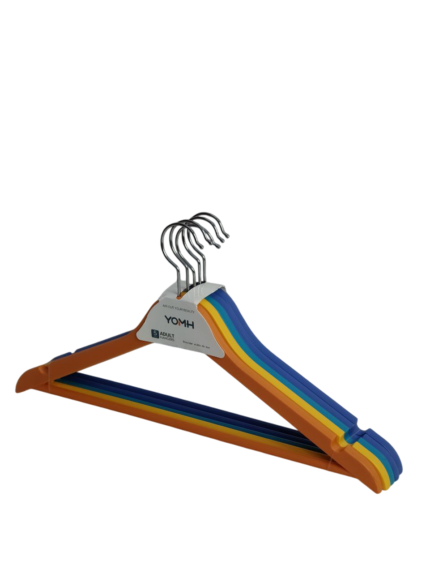 شماعه بلاستيك، خشبى الوان 5ق