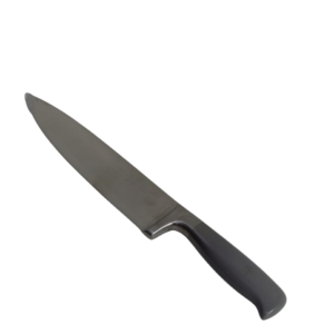 Knife, colored handle, 8 inches, thin