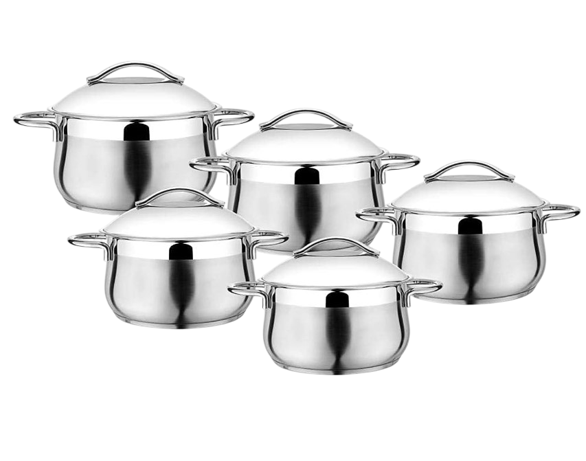 Stainless steel pot set, size 32
