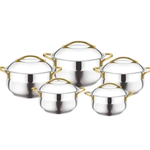 Stainless steel pot set, size 32