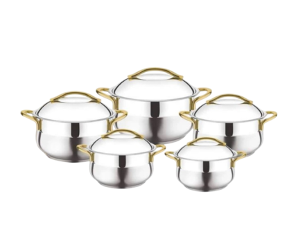Stainless steel pot set, size 32