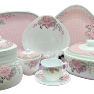 Arcopal square set, 66 pieces