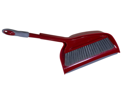 Brush with a dustpan, long handle