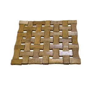 Hot base, braided bamboo, 17 cm