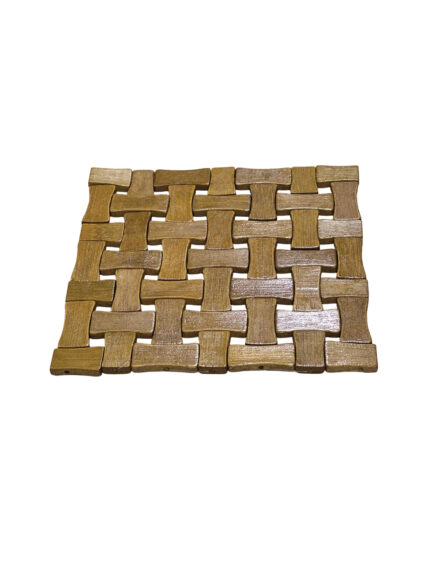Hot base, braided bamboo, 17 cm
