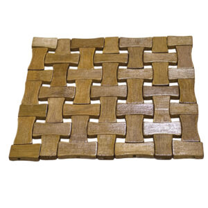 Hot base, braided bamboo, 20 cm