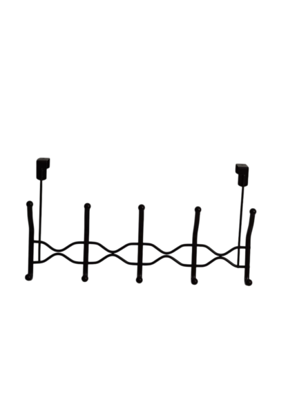 Hanger, above a door, built with a curved roof, 5 hooks