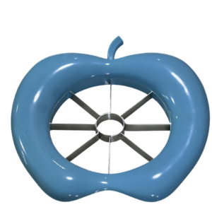 Apple slicer, apple on a card