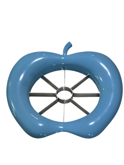 Apple slicer, apple on a card
