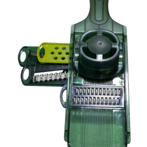 Rectangular grater, handle, 3 blades