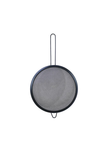 Stainless steel strainer, black, 10cm