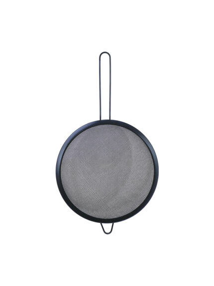 Stainless steel strainer, black, 12cm