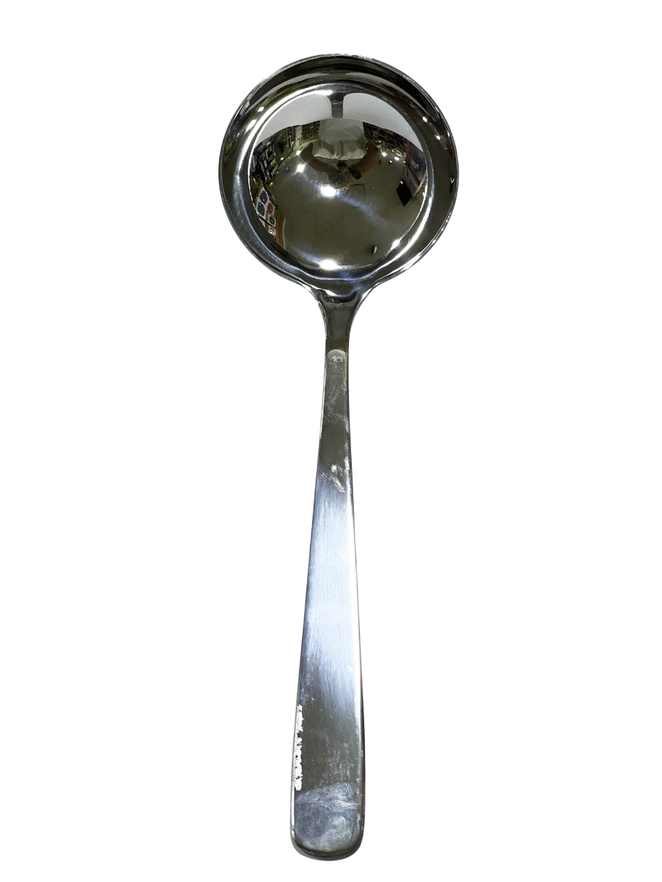 A ladle, with a square handle