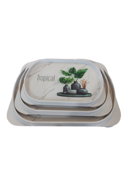 Melamine tray set 3*1