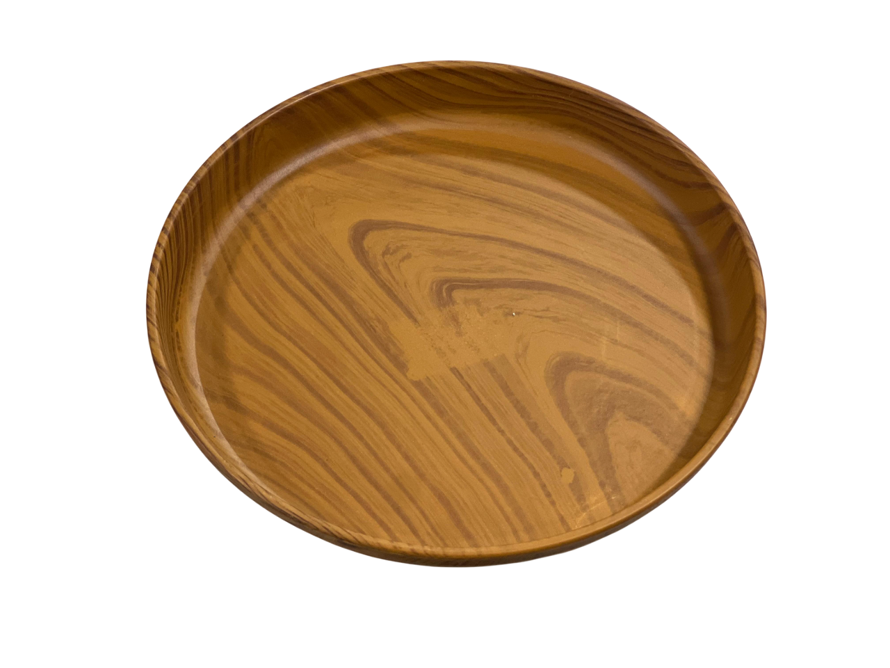 single wooden plate