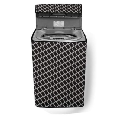 Washing machine cover, satin, top-loading automatic, 7/8 kg