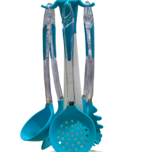 Dispensing set, silicone, acrylic handle