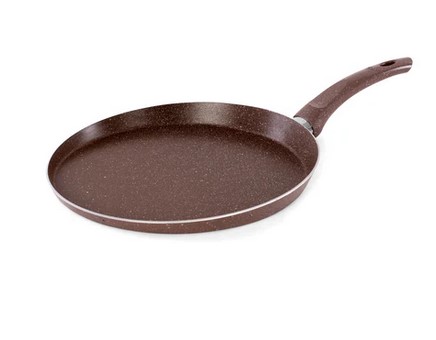 Granite crepe pan, size 36, steel handle
