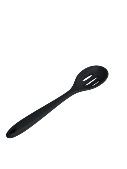 spoon ,Silicone  * Silicone, perforated, gray