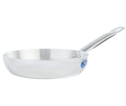 Stainless steel handle frying pan, size 20