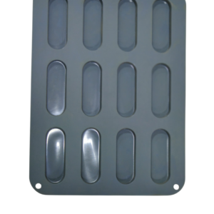 Silicone tray, 12 compartments, oval box