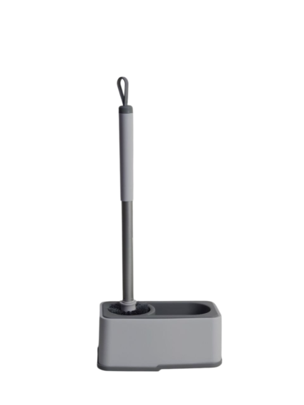 Toilet brush, with a double seat