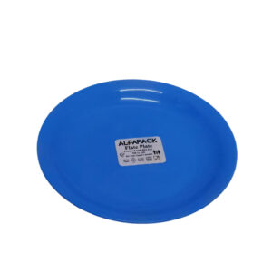Flat plate 21 cm, rounded colours