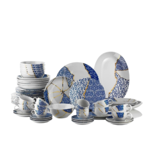 30-piece Blue Carpet dinner set