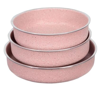 3-piece granite oven tray set