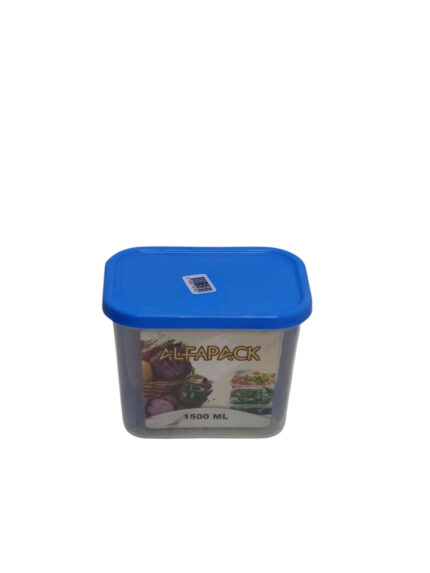 Refrigerator container with lid, 1500 ml