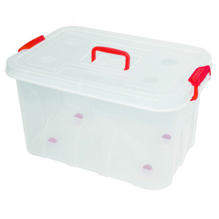 Large storage box with wheels