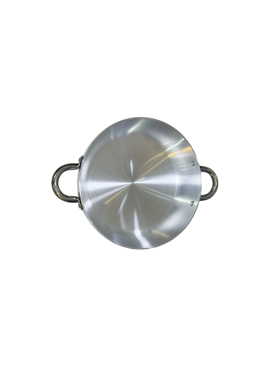 Star stainless steel double-handled frying pan, size 18