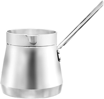 Steel handle coffee pot, size 6