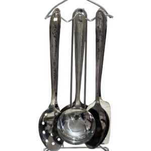 7-piece stainless steel serving set