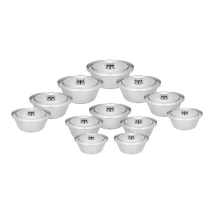 Shawarma pot set with aluminum handle, 12 pieces (40:16)