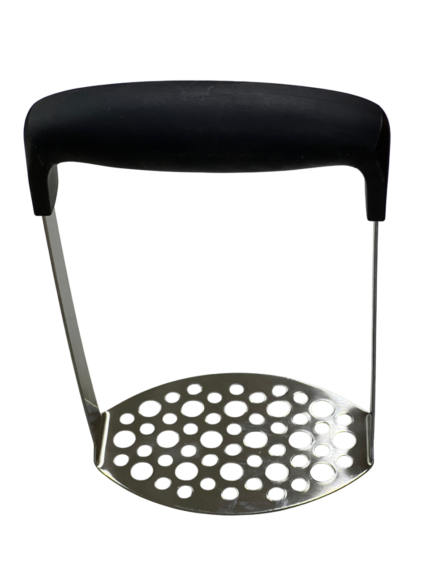 Bean masher, steel handle