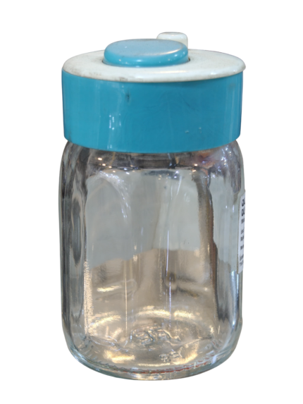 Glass salt shaker, 2-color lid