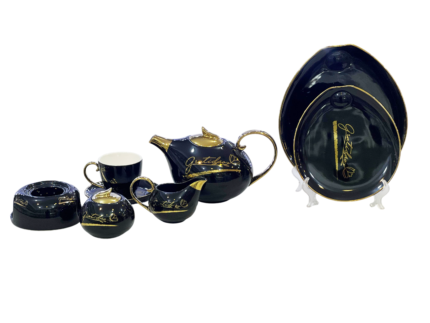 Tea and cake set, 26 pieces
