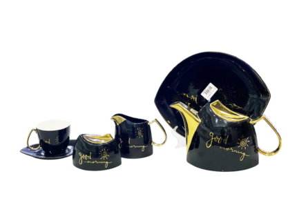 Tea and cake set, 24 pieces