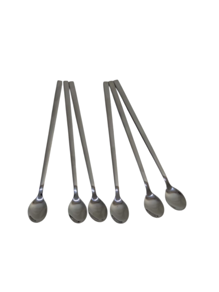 Cocktail spoon, oval/square handle