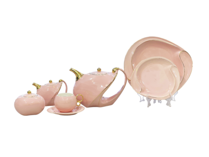 Tea and cake set, 24 pieces