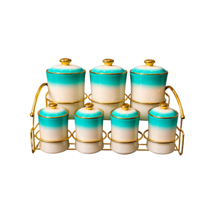 7-piece spice set, 2 colors